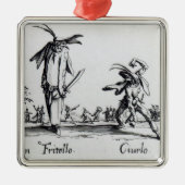 I Balli de Spessanei oder Le Grande Chasse Silbernes Ornament (Vorne)