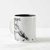 I Balli de Spessanei oder Le Grande Chasse Zweifarbige Tasse (Vorderseite Links)