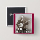 I Banjo-Knopf Button (Vorne & Hinten)