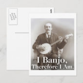 I Banjo Postcard Postkarte (Vorne/Hinten)