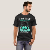 I Battle Interstitial Cystitis Awareness Chat T-Shirt (Vorne ganz)