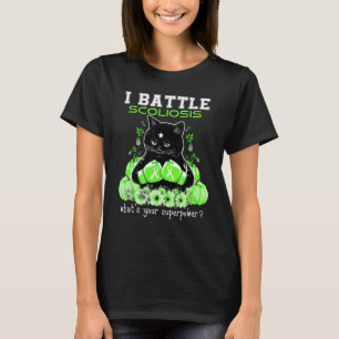 I Battle Scoliose Awareness Chat T-Shirt