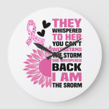 "I Be the Storm" Inspiration Pink Zitat Design