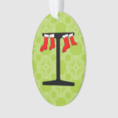 I-Beam Weihnachts-Strümpfe Ornament (Vorderseite)