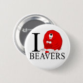 I Beavers Liebe Knöpfe Button (Vorne & Hinten)
