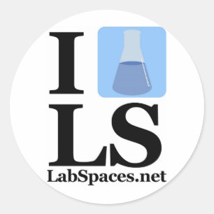 I Becher LS mit Gebiet Runder Aufkleber