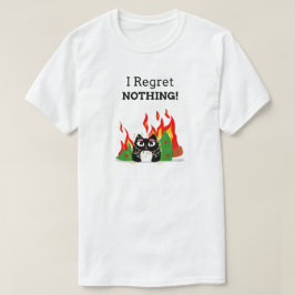 I Bedret Nothing - Funny Happy Cat Weihnachten T-Shirt