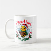 I Bee-lieve In Jesus Gospel Kids Christian Christm Kaffeetasse (Links)