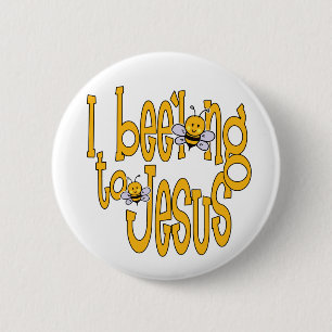 I Bee'long zu Jesus Button