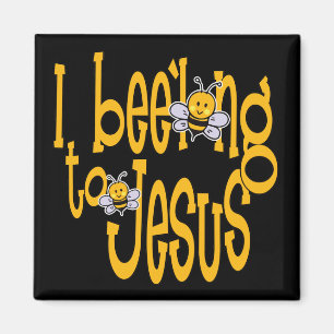 I Bee'long zu Jesus Magnet