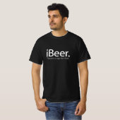 i Beer Funny Drink T-Shirt (Vorne ganz)