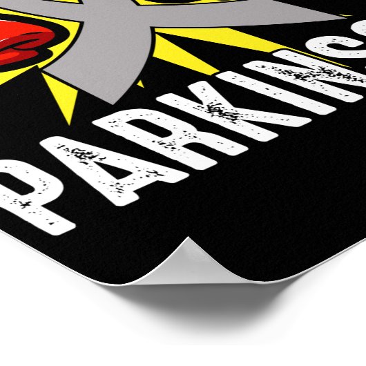 I Bekämpft Parkinson Parkinsonkrankheit Poster (Ecke)