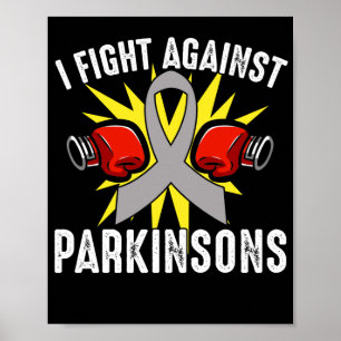 I Bekämpft Parkinson Parkinsonkrankheit Poster