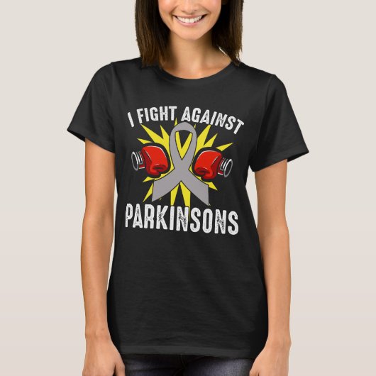 I Bekämpft Parkinson Parkinsonkrankheit T-Shirt (Vorderseite)