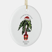 I Beleaf im Santa Claus House Pflanze Weihnachten Keramik Ornament (Rechts)
