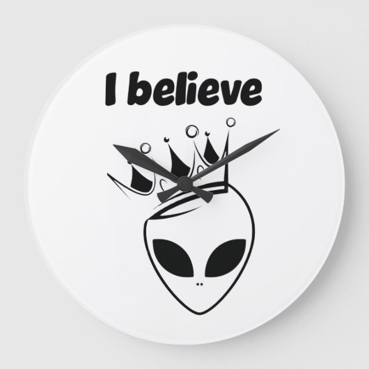 I believe große wanduhr (Vorderseite)