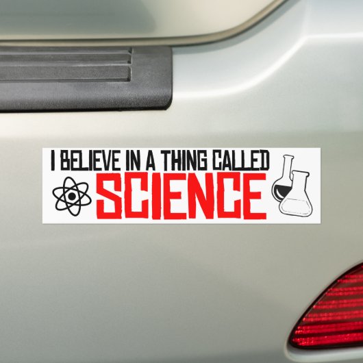 I believe in a thing called science - resistance B Autoaufkleber (Auf Auto)