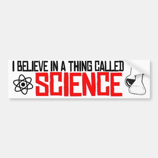 I believe in a thing called science - resistance B Autoaufkleber (Vorne)