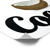 i believe in coconuts poster (Ecke)