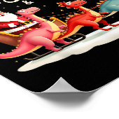 I Believe In Santa And Dinosaurs Holiday Funny Chr Poster (Ecke)
