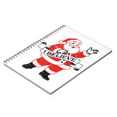 I Believe in Santa - Vintage Art Notizblock (Linke Seite)