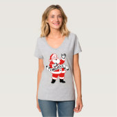 I Believe in Santa - Vintage Art T-Shirt (Vorderseite Vollansicht)