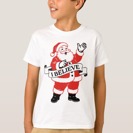 I believe in Santa - vintage art T-Shirt (Vorderseite)
