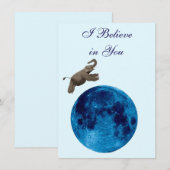 I Believe in You Note Card Mitteilungskarte (Vorne/Hinten)