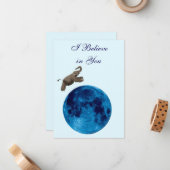I Believe in You Note Card Mitteilungskarte (Vorderseite/Rückseite Beispiel)