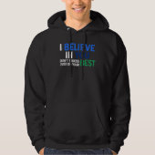 I Believe In Your Best Don't Stress Teacher Testin Hoodie (Vorderseite)