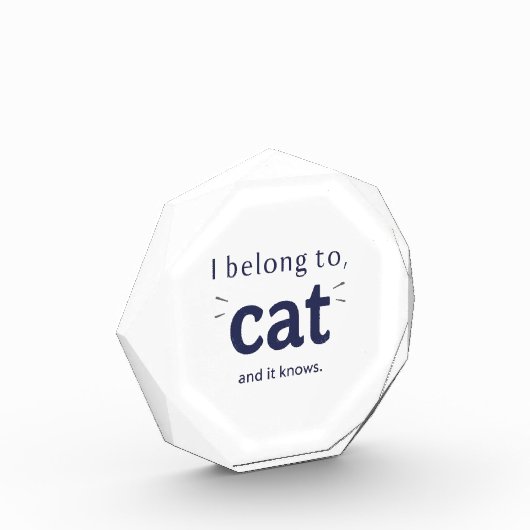 I Belong to Cat Fotoblock (Links)