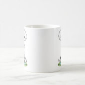 “I Bend So I Don’t Break” panda design Kaffeetasse (Mittel)