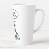 “I Bend So I Don’t Break” panda design Milchtasse (Rechts)