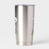 “I Bend So I Don’t Break” panda design Thermobecher (Links)