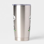 “I Bend So I Don’t Break” panda design Thermobecher (Rechts)