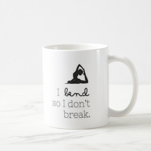 I bend Yoga mug Kaffeetasse (Rechts)