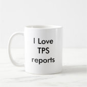 I Berichte der Liebe TPS Kaffeetasse (Links)