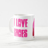 I beschuht Liebe Kaffee-Tasse Kaffeetasse (Vorderseite Links)