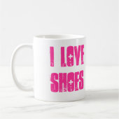I beschuht Liebe Kaffee-Tasse Kaffeetasse (Links)