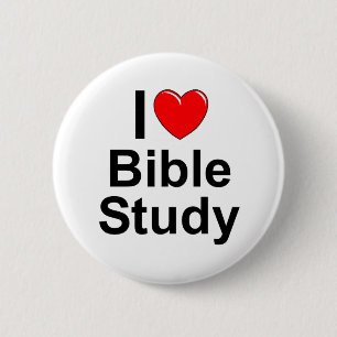 I Bibel-Studie der Liebe-(Herz) Button