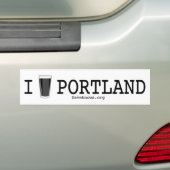 I Bier Portland Autoaufkleber (Auf Auto)