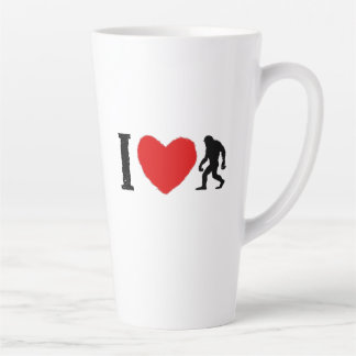 I ❤️ Bigfoot Coffee Tasse - Klassische Cryptid Lov