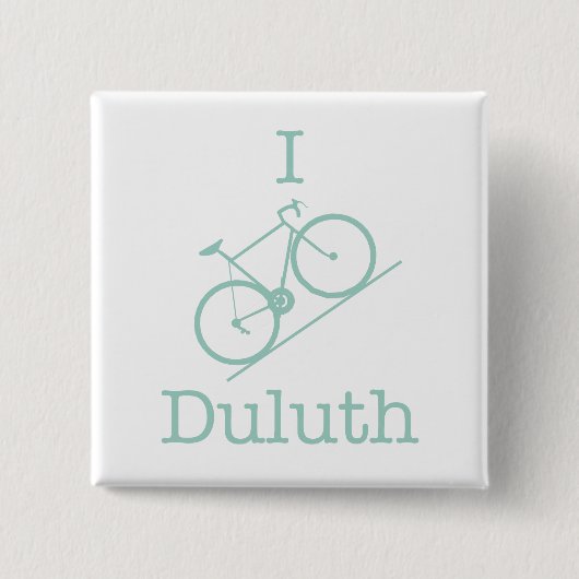 I Bike Duluth Button (Vorderseite)
