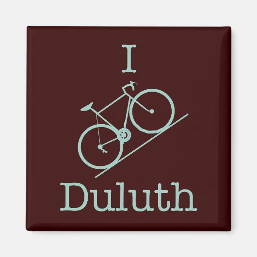 I Bike Duluth Magnet (Vorne)