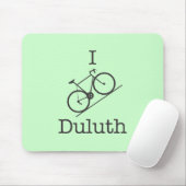 I Bike Duluth Mousepad (Mit Mouse)