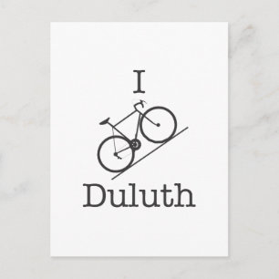 I Bike Duluth Postkarte