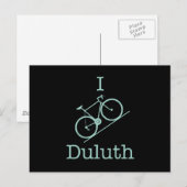 I Bike Duluth Postkarte (Vorne/Hinten)