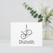 I Bike Duluth Postkarte (Stehend Vorderseite)
