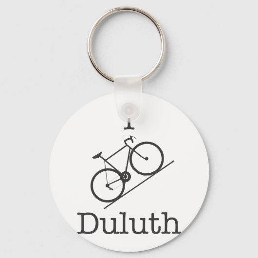 I Bike Duluth Schlüsselanhänger (Vorderseite)
