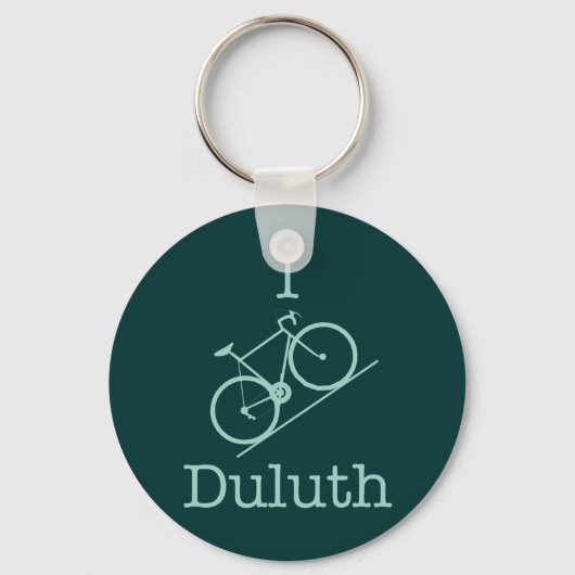 I Bike Duluth Schlüsselanhänger (Vorderseite)